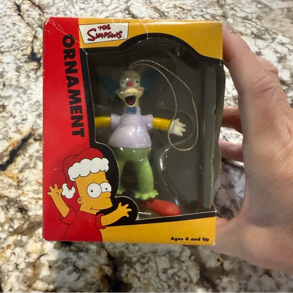 The Simpsons Krusty the Clown Ornament. New in Box - Picture 10 of 10